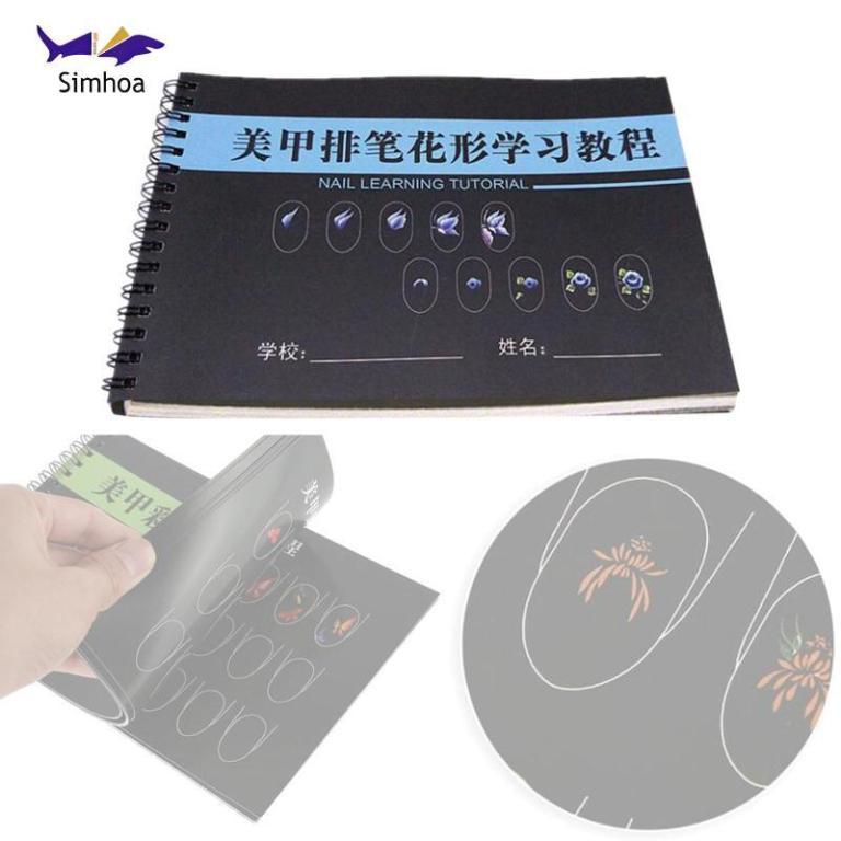 [Simhoa] Nail Art Practice Template Learning Paper Book … in Geylang - Image 1
