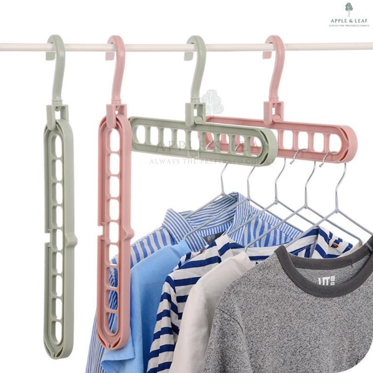 Folding Rotaing Clothes Hanger Rack Nine-hole Hanger … in Sembawang - Image 1