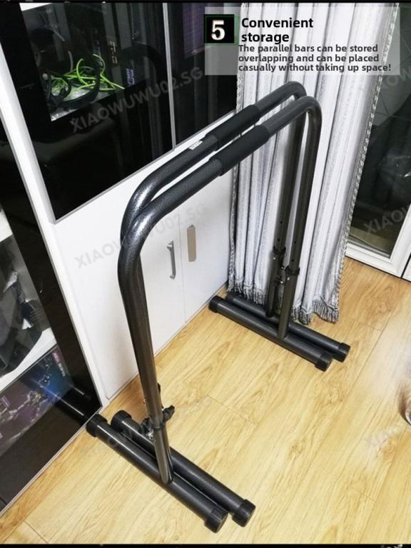 Split Parallel Bar Adjustable Single Double Bar Rack … in Novena - Image 1