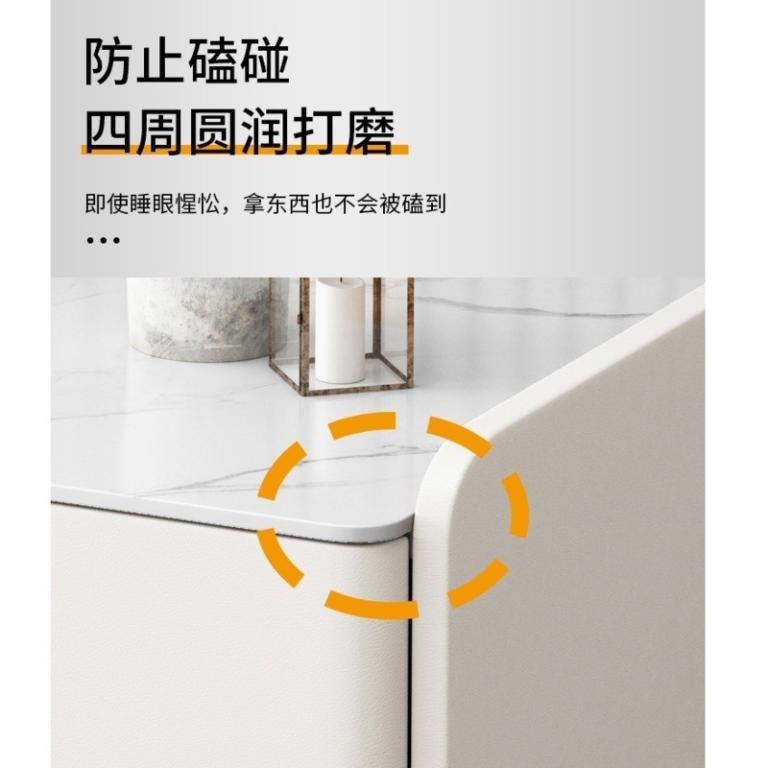 Bedside Table Sideboard Solid Wood Smart Combination Lock … in North-Eastern Islands - Image 1