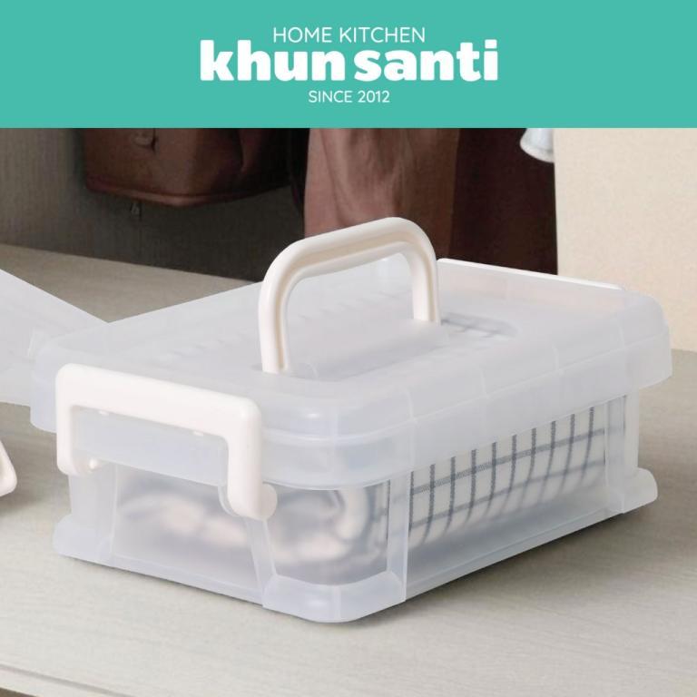 KHUN Santa Multipurpose Plastic Box With Lock Handle Size: … in Pasir Ris - Image 1