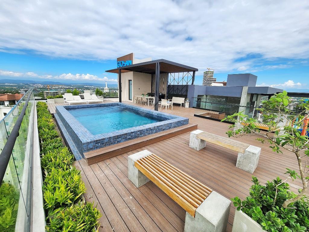 TORRE DOS HABITACIONES ROOFTOP Y PISCINA LA TRINITARIA STGO en Licey al Medio - Imagen 1