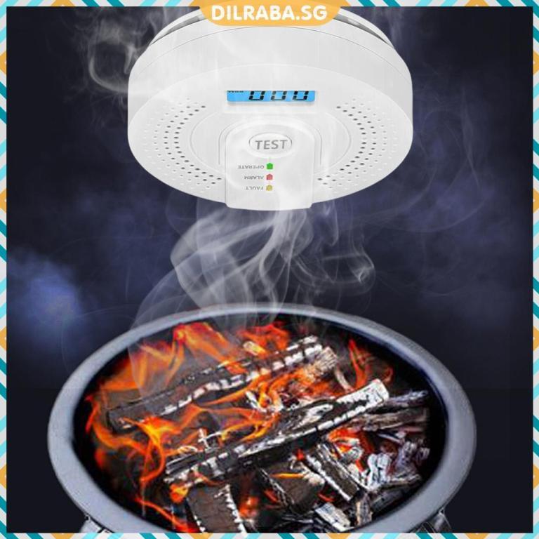 ✥Dilraba✥【In Stock】 Digital Carbon Monoxide Detector Sound … in Novena - Image 1