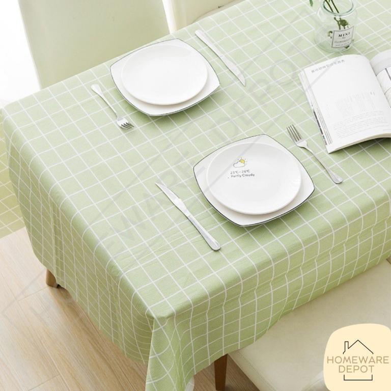 Waterproof/Oil Repellent PVC Dining Table Cloth | Kain Meja … in Geylang - Image 1