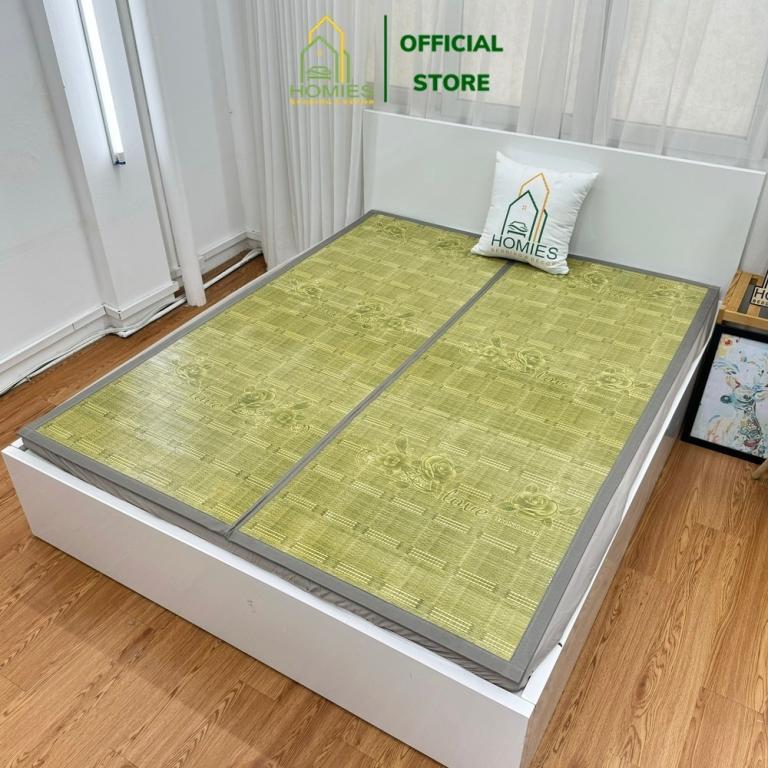 [Foldable] HOMIES Bedding Cold Rattan Mat & Décor Natural … in Mandai - Image 1