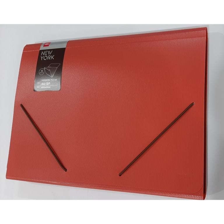 Deli Expanding File A4 13 Pockets E5551 RANDOM COLOUR in North-Eastern Islands - Image 1