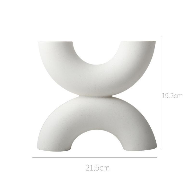 Creative Ceramic Vase Simple Style Inverted Background Wall … in Bishan - Image 1