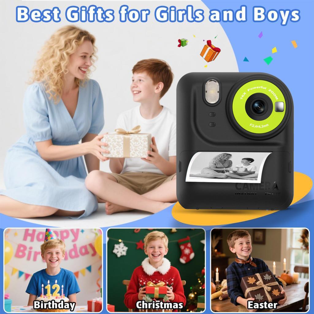 Kids Digital Camera, Instant Photo Output, With SD Card, … in Pasir Ris - Image 1