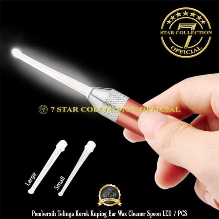 Ear Cleaner Earpick Ear Wax Cleaner Spoon LED 7 PCS in Bishan - Image 1