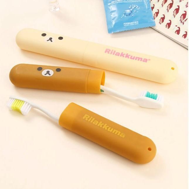 Bear Pattern Toothbrush Box Portable Travel Toothbrush Case … in North-Eastern Islands - Image 1