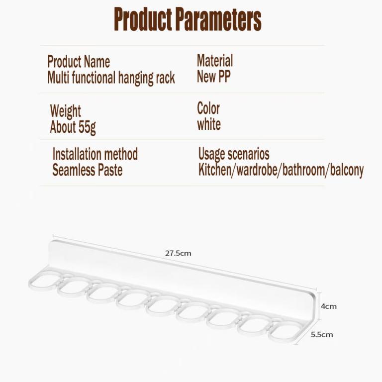 Storage Rack Without Punching Holes Wall Mounted Bra Hooks … in Woodlands - Image 1