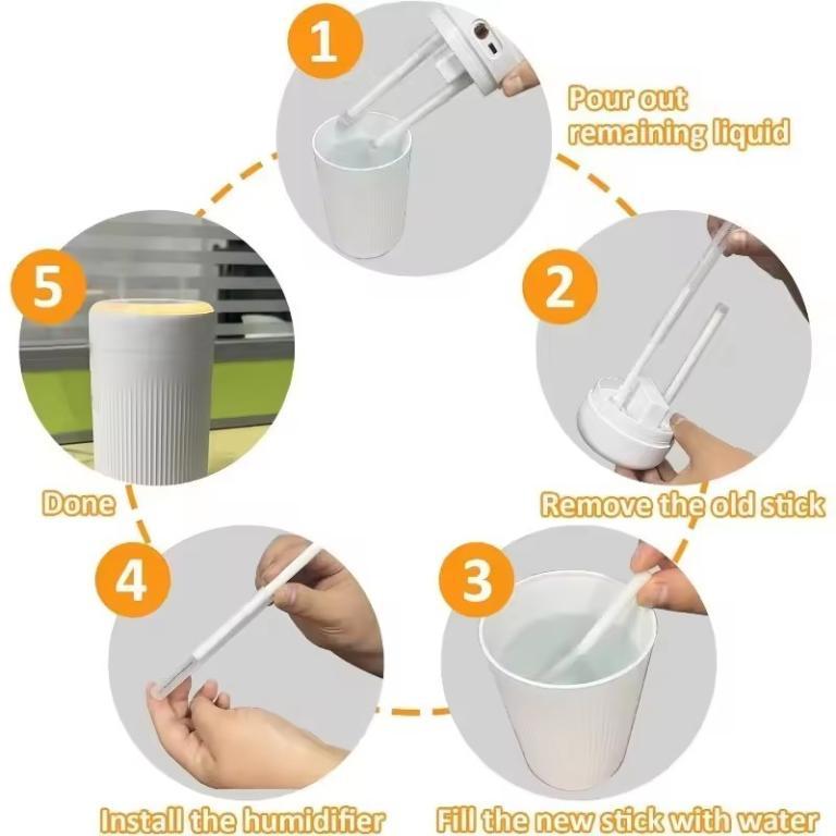 Replacement Cotton Filter Sticks for USB Humidifiers Aroma … in Woodlands - Image 1