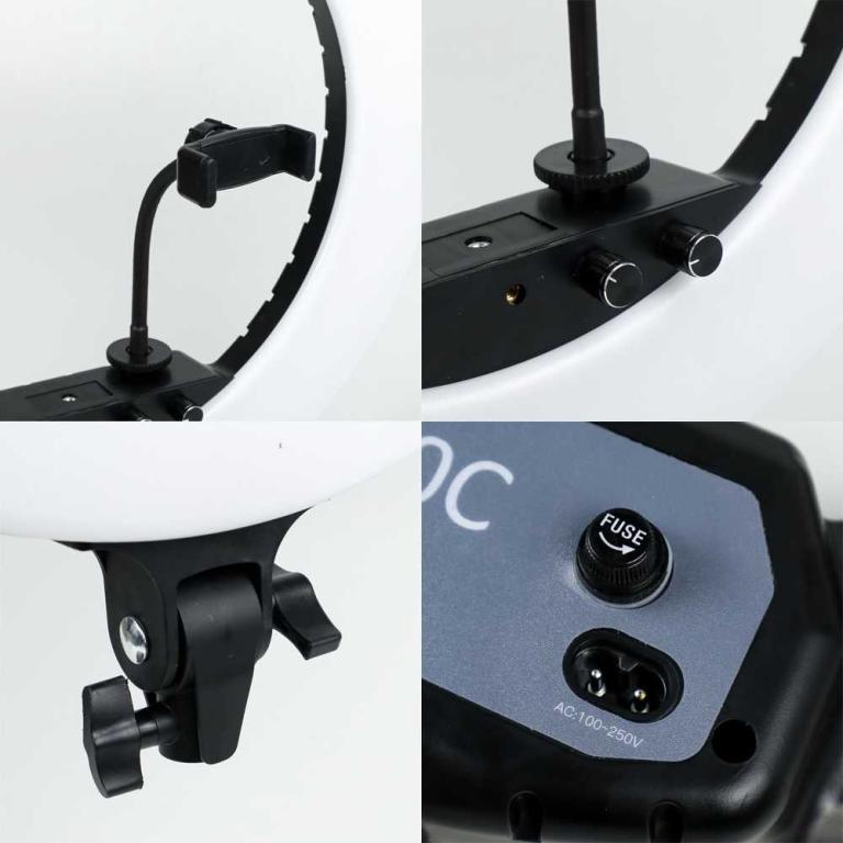 Halo Lamp LED Light for DSLR Smartphone Cameras - LF-R480C in Mandai - Image 1