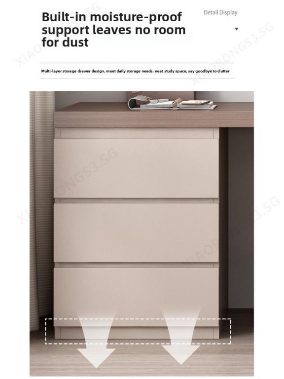 Light Luxury Computer Table Solid Wood Laptop Table … in Mandai - Image 1