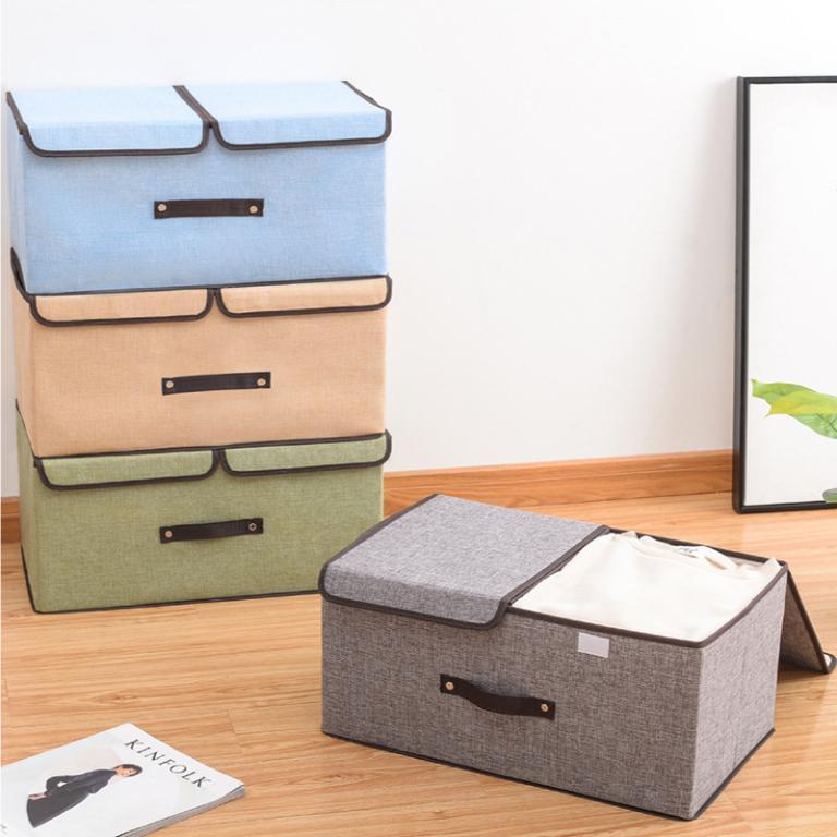 Foldable Multi-Purpose 2-Compartment Fabric Storage Box, … in Pasir Ris - Image 1