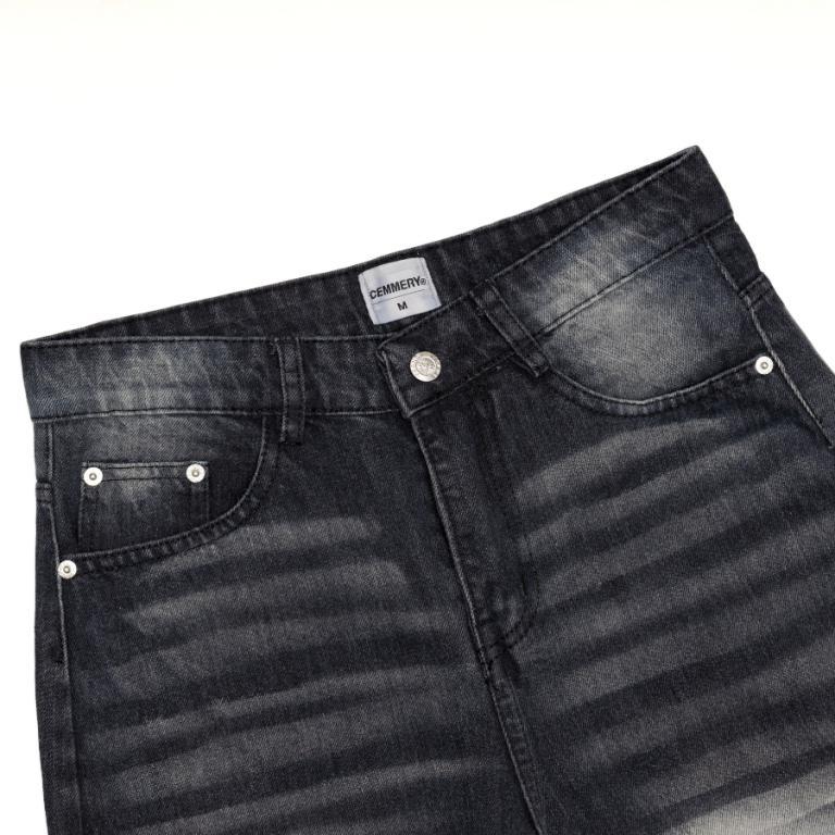 Local Brand Genuine Wide Leg Washed Jeans CEMMERY Rustic … in Bishan - Image 1