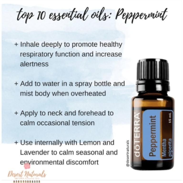 EXP 2028 Pure doterras Essential Oil,Peppermint Essential … in Woodlands - Image 1