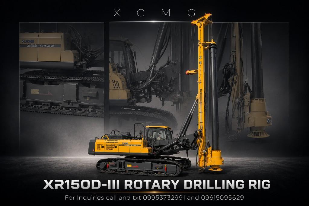 XCMG XR150D-III ROTARY DRILLING RIG 1500MM DRILLING DIAMETER in Pinyahan - Image 1