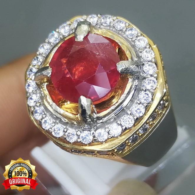 CINCIN BATU AKIK RUBY BERKUALITAS BAGUS ASLI in Malaysia - Image 1