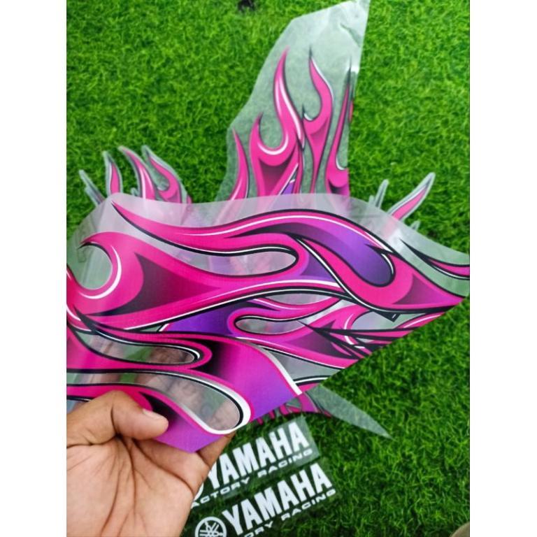 TRANSPARENT STICKER STRIPING RX KING COSTUME FIRE FYP … in Ipoh - Image 1