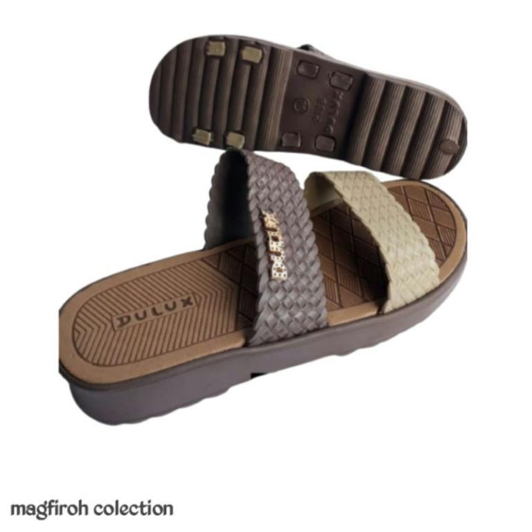 DULUX 218B WOMEN'S SLOPES DULUX RUBBER SANDALS DULUX RUBBER … in Malacca Town - Image 1