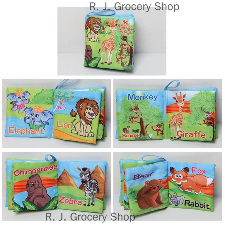 1pc Baby Early Learning Soft Cloth Books Creative Squeak … in Petaling Jaya - Image 1
