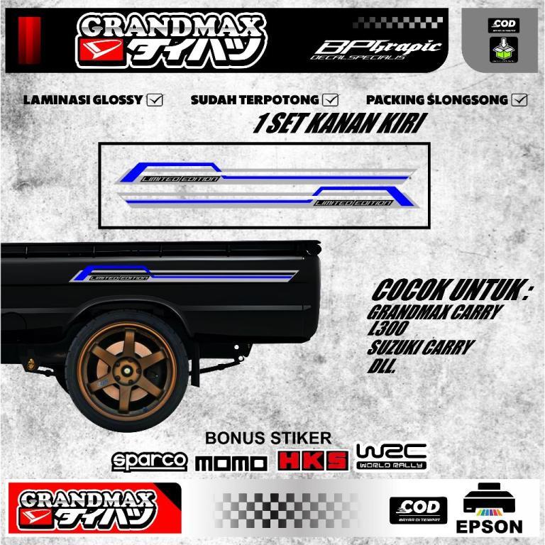 Limited Edition L300 Caary Grandmax Rear List Sticker (DHT 04) in Kajang - Image 1