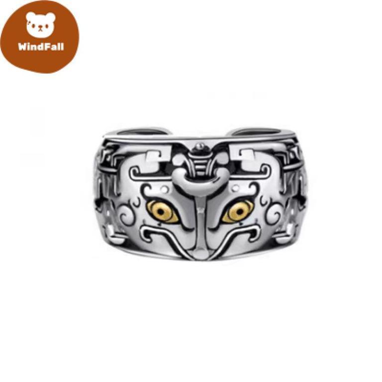 Personality Retro Trend Animal Pattern Pixiu Ring Open … in Balakong - Image 1