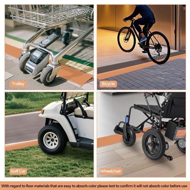 TOPTOOL Rise Threshold Ramps, Self Adhesive Soft Floor … in Johor Bahru - Image 1