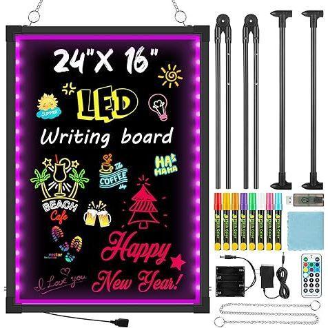 LED Billboard Neon Effect Menu Sign Board Drawing Board … in Shah Alam - Image 1