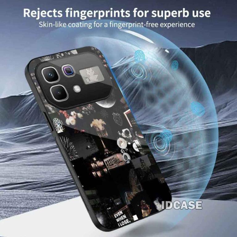 Softcase Glass Glitter Glass For Infinix Note 60 - Casing … in Ipoh - Image 1