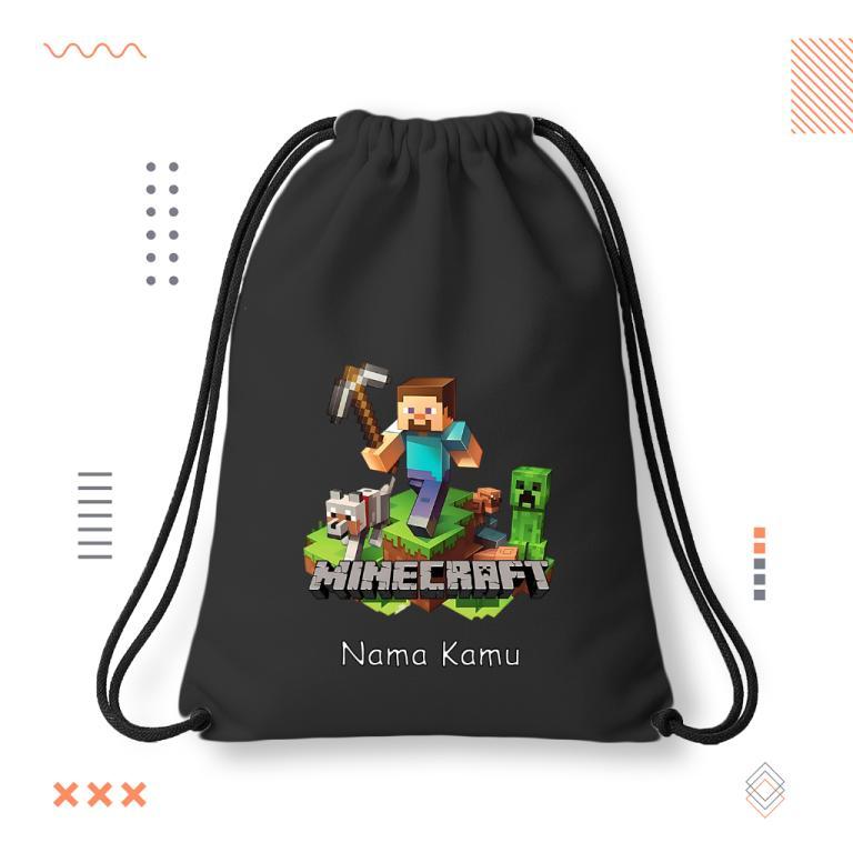 Children's Drawstring Bag | Minecraft Drawstring Bag Free … in Batu Feringgi - Image 1