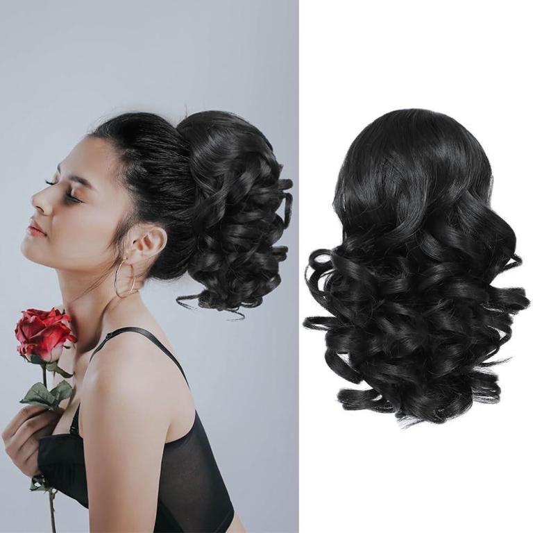PRESTON Drawstring Ponytail Extensions, Wavy Horse Tail … in Kota Kinabalu - Image 1