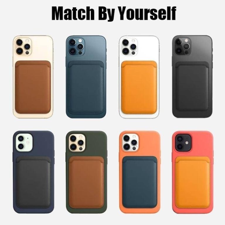 MAGNETIC LEATHER WALLET CARD HOLDER POCKET POUCH FOR MOBILE … in Johor Bahru - Image 1