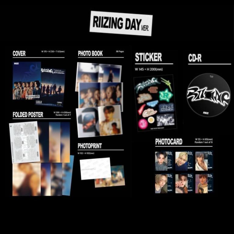 : The 1st Mini Album [RIIZING] Photobook Ver. Choose A Cover in Seremban - Image 1