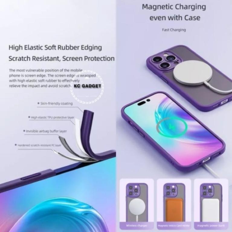 ROCK SPACE GUARD TOUCH MAGNETIC PROTECTION CASE IPHONE 14 … in Shah Alam - Image 1
