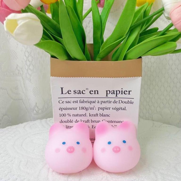 CYBERLINX Pink Pig Squeeze Toy, Rabbit Cartoon Animal … in Kota Kinabalu - Image 1