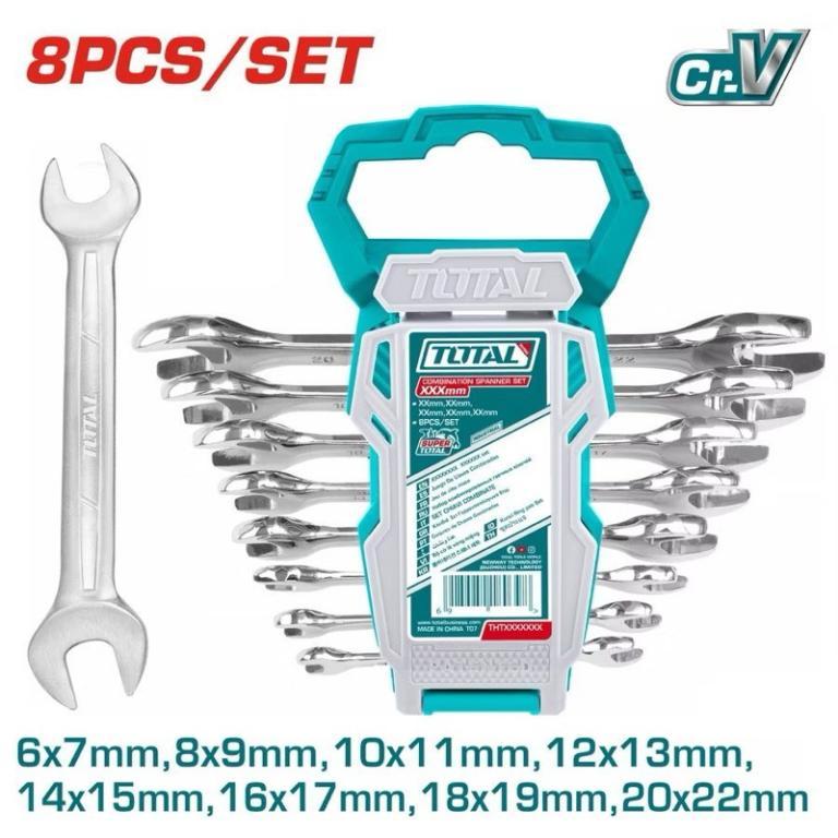 Total Tht Model102386 8-Piece Single Open-End Wrench Set … in Kuala Lumpur - Image 1