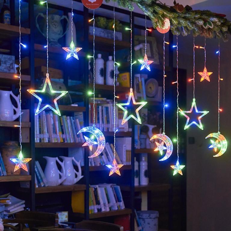 ASOTV® 5 Meter Lampu Raya LED Bulan Bintang Berkelip Plug … in Malaysia - Image 1