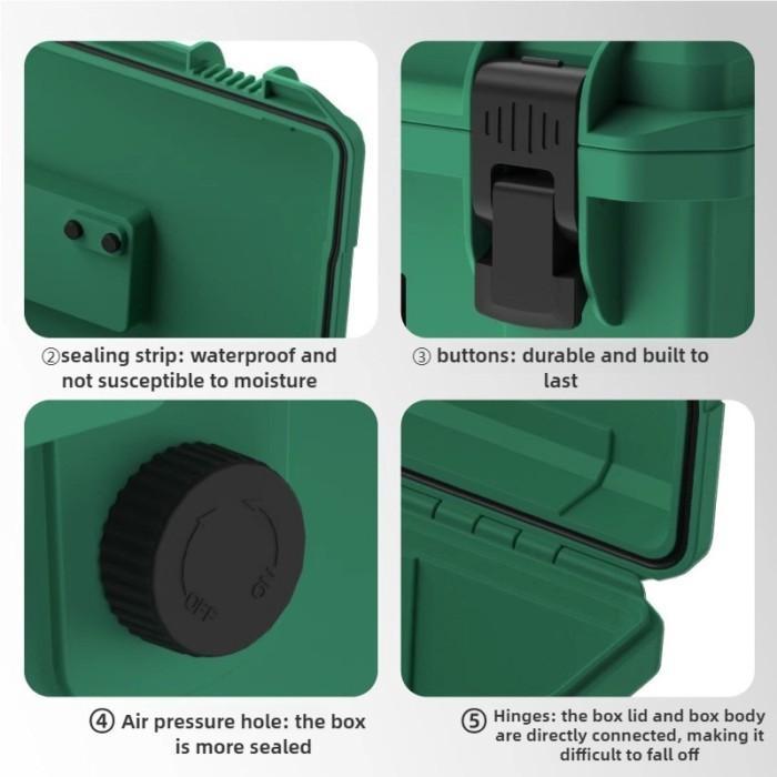 Waterproof Organizer Tool Case Hard Shell Lock Tool Case … in George Town - Image 1