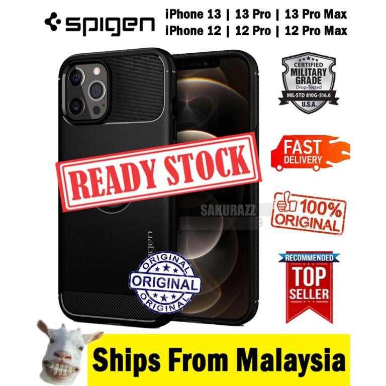 Spigen Rugged Armor iPhone 13 / 12 / 11 /Mini /Pro / Pro … in Balakong - Image 1