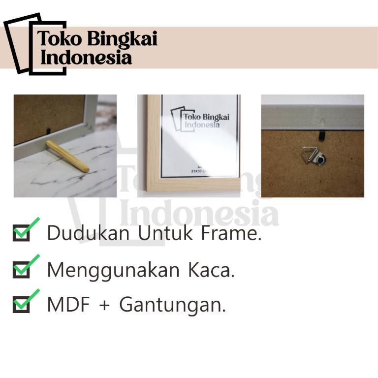 Minimalist Motif Photo Frame 3R 9x13 [GLASS] Fiber Photo Frame in Johor Bahru - Image 1