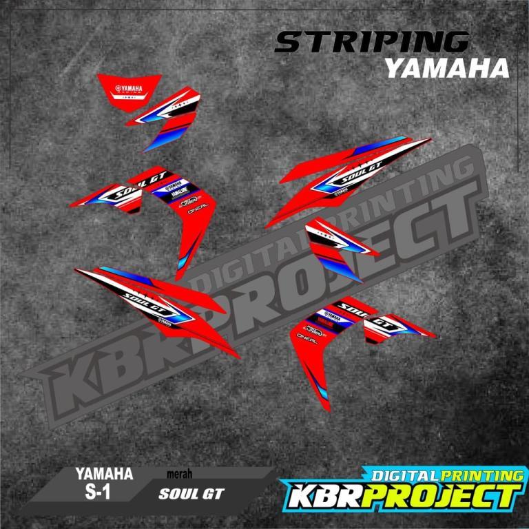 YAMAHA SOUL GT motorcycle striping RacingFS-01 variation … in Kajang - Image 1