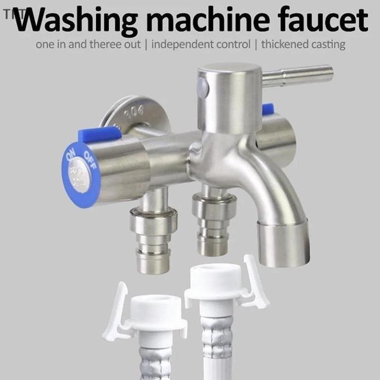 (FTT) Stainless Steel 4-Way Triangle Valve: 3-Control … in Kuala Lumpur - Image 1