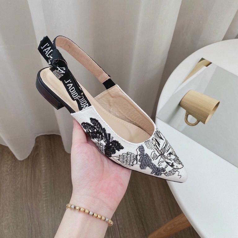 Hottren Square Heel Mules 2cm With Pattern in Batu Feringgi - Image 1
