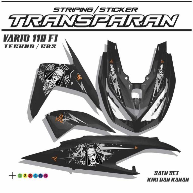 STICKER POLE Sticker/ Simple Uv TransparentBENING Vario … in Selayang Baru - Image 1