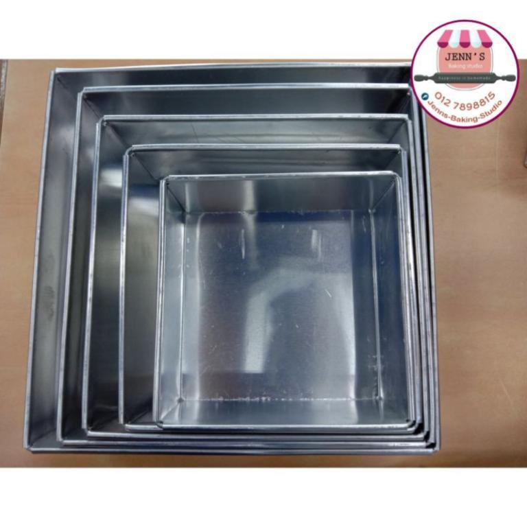 Square Cake Pan Deep Base 不脱底四方模 in George Town - Image 1