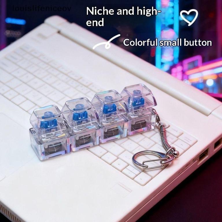 Lfmy Rgb Lighting Creative Dpression Keychain Stress Relief … in Johor Bahru - Image 1