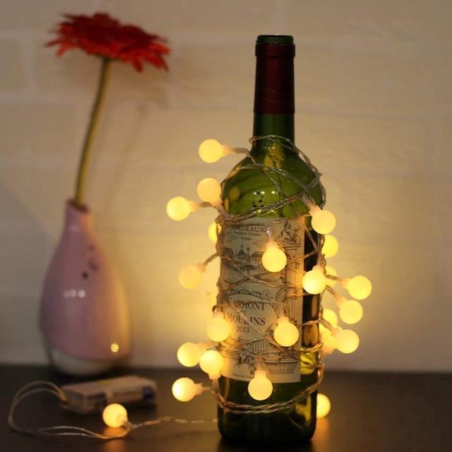 [LSC] LED Ball String Fairy Light Battery Powered Festival … in Malaysia - Image 1