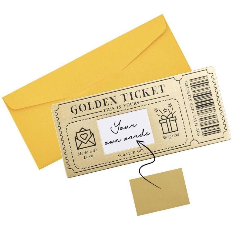 KATAKAN Golden Ticket Scratch- Card, Scratch Ticket Raffle … in Johor Bahru - Image 1